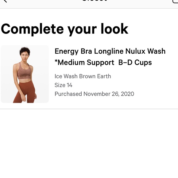 Lululemon long line energy bra - Picture 4 of 4